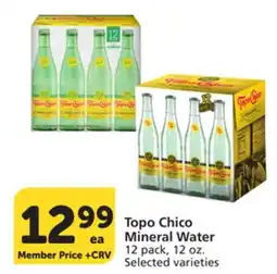 Albertsons Topo Chico Mineral Water offer