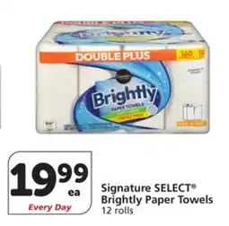 Albertsons Signature SELECT Brightly Paper Towels offer