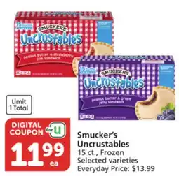 Albertsons Smucker's Uncrustables offer