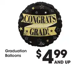 Ralphs Graduation Balloons offer