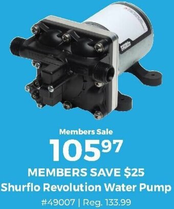 Camping World Shurflo Revolution Water Pump offer