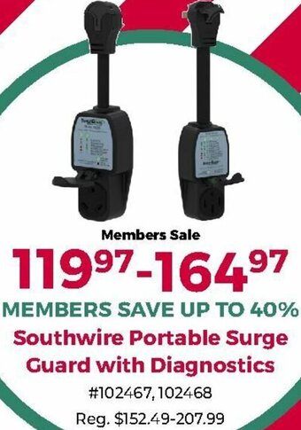 Camping World Southwire Portable Surge Guard With Diagnostics offer