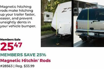 Camping World Magnetic Hitchin'Rods offer