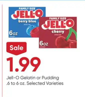 Stater Bros Jell-O Gelatin or Pudding offer
