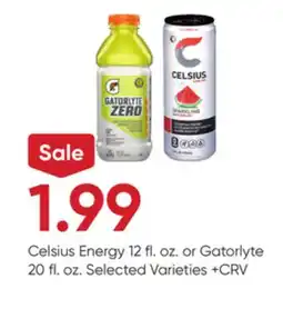 Stater Bros Celsius Energy 12 fl. oz. or Gatorlyte 20 fl. oz offer