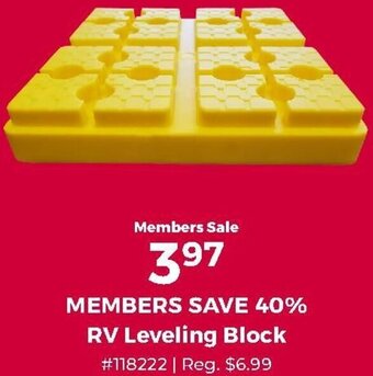 RV Leveling Block