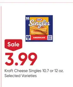 Stater Bros Kraft Cheese Singles offer