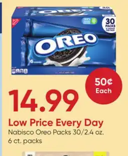 Stater Bros Nabisco Oreo Packs offer
