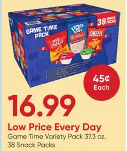 Stater Bros Game Time Variety Pack offer