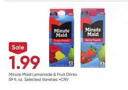 Stater Bros Minute Maid Lemonade & Fruit Drinks offer