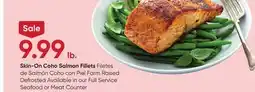 Stater Bros Skin-On Coho Salmon Fillets offer