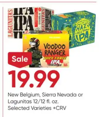Stater Bros New Belgium, Sierra Nevada or Lagunitas offer