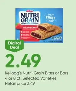Stater Bros Kellogg's Nutri-Grain Bites or Bars offer