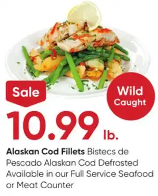 Stater Bros Alaskan Cod Fillets offer