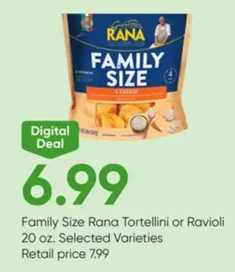 Stater Bros Family Size Rana Tortellini or Ravioli offer