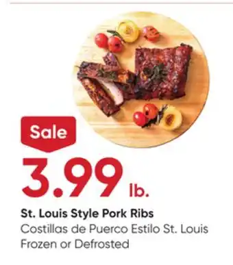 Stater Bros St. Louis Style Pork Ribs offer