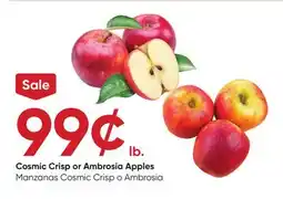 Stater Bros Cosmic Crisp or Ambrosia Apples offer