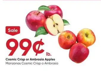 Stater Bros Cosmic Crisp or Ambrosia Apples offer