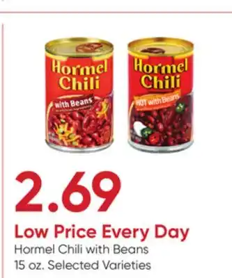 Stater Bros Hormel Chili with Beans offer