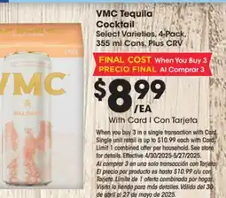 Ralphs VMC Tequila Cocktail offer