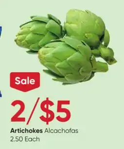 Stater Bros Artichokes offer
