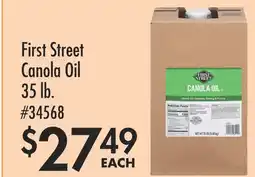Smart & Final First Street Canola Oil offer