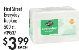 Smart & Final First Street Everyday Napkins offer