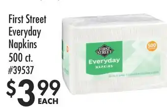 Smart & Final First Street Everyday Napkins offer