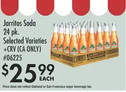 Smart & Final Jarritos Soda offer