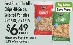 Smart & Final First Street Tortilla Chips offer