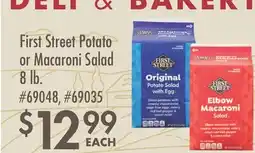 Smart & Final First Street Potato or Macaroni Salad offer