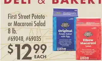 Smart & Final First Street Potato or Macaroni Salad offer