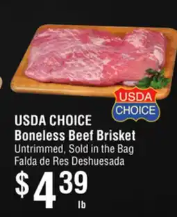 Smart & Final USDA CHOICE Boneless Beef Brisket offer