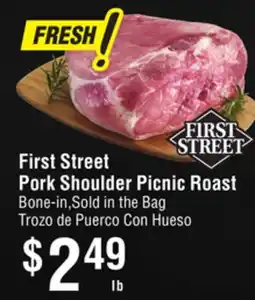 Smart & Final First Street Pork Shoulder Picnic Roast offer