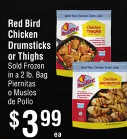 Smart & Final Red Bird Chicken Drumsticks or Thighs offer