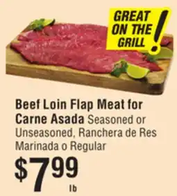 Smart & Final Beef Loin Flap Meat for Carne Asada offer