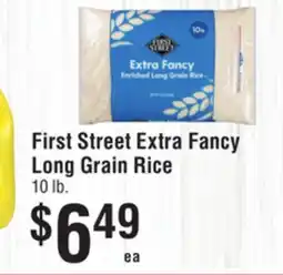 Smart & Final First Street Extra Fancy Long Grain Rice offer