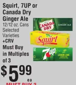 Smart & Final Squirt, 7UP or Canada Dry Ginger Ale offer
