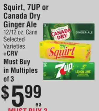 Smart & Final Squirt, 7UP or Canada Dry Ginger Ale offer