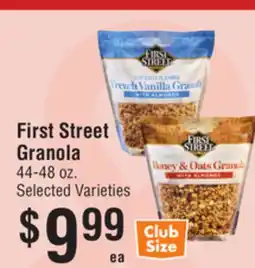 Smart & Final First Street Granola offer