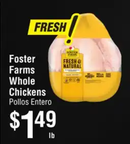 Smart & Final Foster Farms Whole Chickens offer