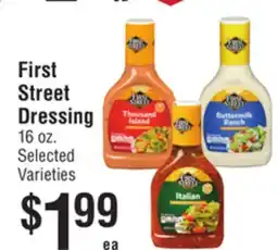 Smart & Final First Street Dressing offer