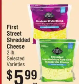 Smart & Final First Street Shredded Cheese offer