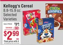 Smart & Final Kellogg's Cereal offer