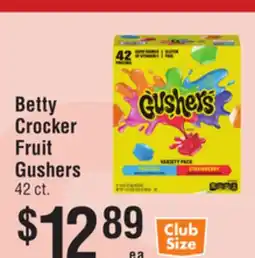 Smart & Final Betty Crocker Fruit Gushers offer