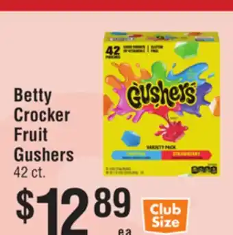 Smart & Final Betty Crocker Fruit Gushers offer