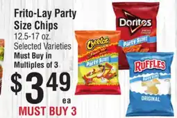 Smart & Final Frito-Lay Party Size Chips offer