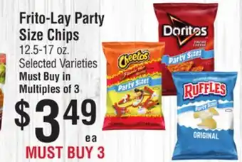 Smart & Final Frito-Lay Party Size Chips offer