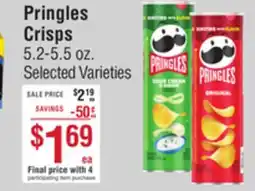 Smart & Final Pringles Crisps offer