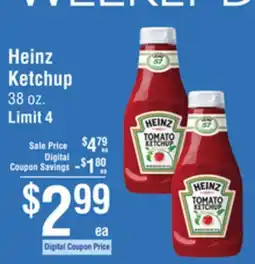 Smart & Final Heinz Ketchup offer